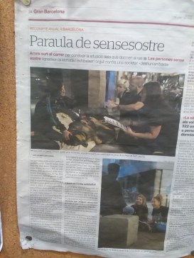 Recompte,arrels, paraula de sense sostre